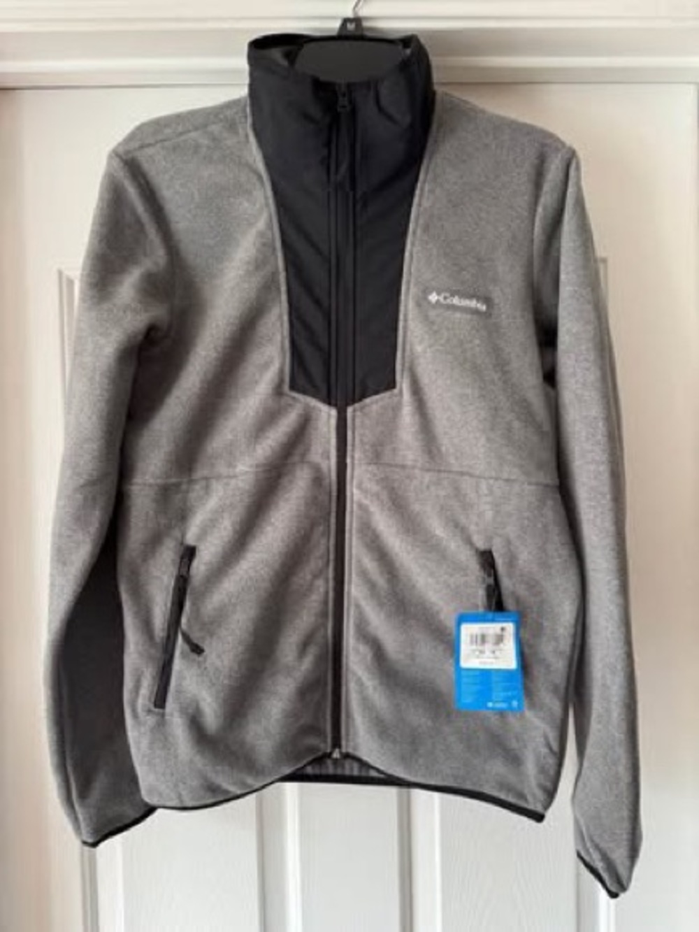Columbia Men's Grey Full-Zip Fleece Jacket Size XS
